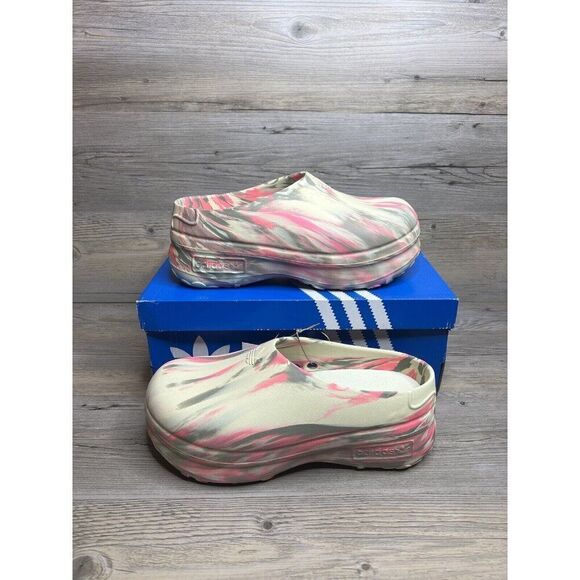 adidas Adifom Stan Smith Mule Womens Size 7 Sand Lucid Pink - Picture 1 of 11